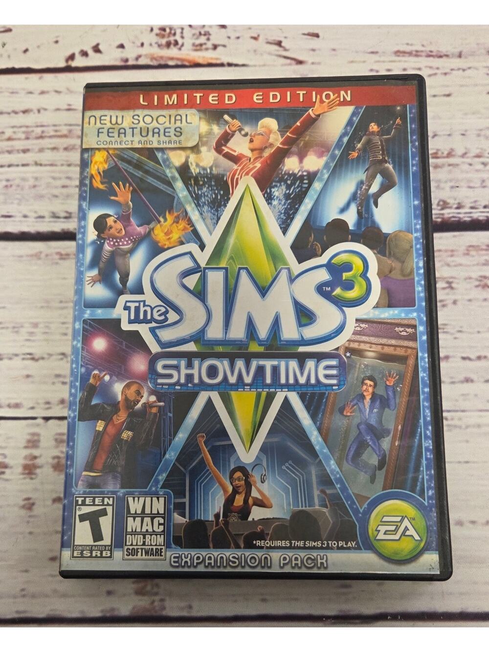 The Sims 3 Showtime Limited Edition Expansion Pack PC Mac Complete